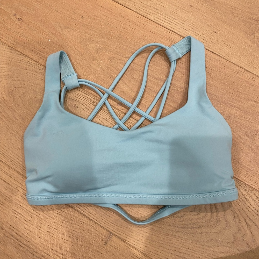 Lululemon blue sports bra
